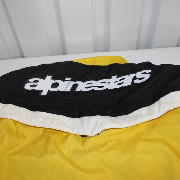 Alpinestars Mens Heavy Jacket Adventure Touring Size 44 Italian Black Yellow - Picture 2 of 16